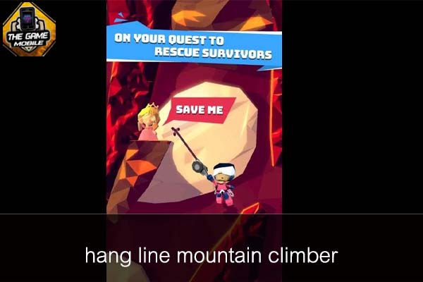 เกมมือถือน่าเล่นวันนี้ hang line mountain climber